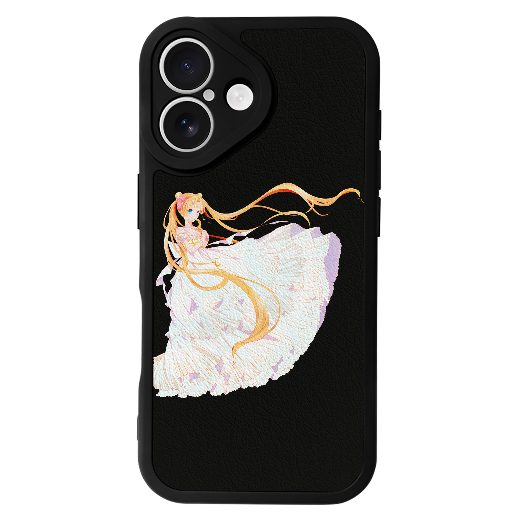 （画像用） 美少女戦士セーラームーン 愛野 美奈子 あいの みなこ Sailor Moon Aino Minako 【iPhone 16シリーズ対応】シリコンスマホケース（レザー調） 材質：シリコン